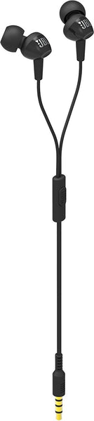 JBL C100SI In-Ear Headphones with Mic (Black)