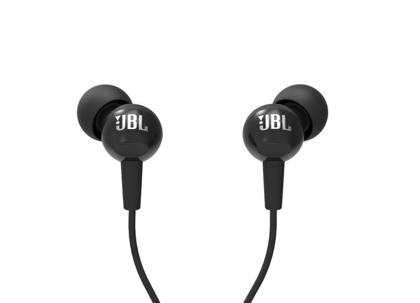 JBL C100SI In-Ear Headphones with Mic (Black)