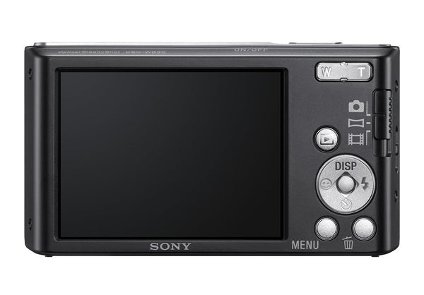 Sony DSC W830 Cyber-shot 20.1 MP Point and Shoot Camera (Black) with 8x Optical Zoom, Memory Card and Camera Case