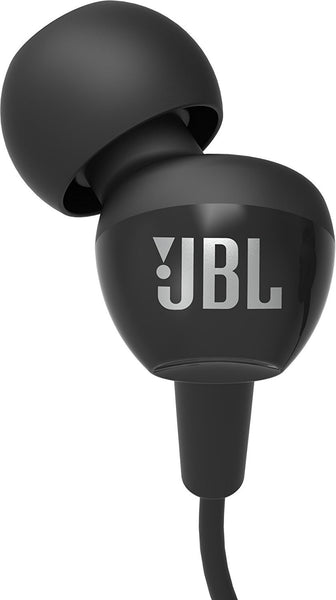 JBL C100SI In-Ear Headphones with Mic (Black)