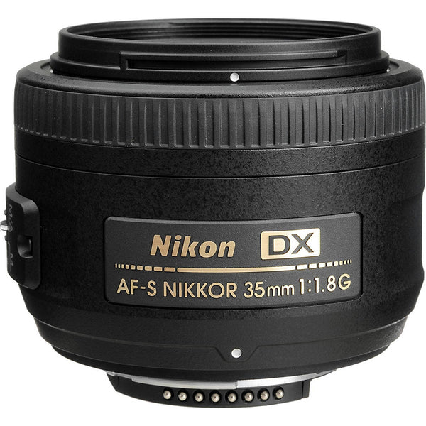 Nikon AF-S DX Nikkor 35mm f/1.8G Prime Lens for Nikon Digital SLR Camera (Black)