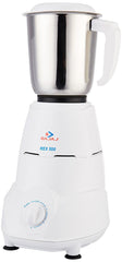 Bajaj Rex 500-Watt Mixer Grinder with 3 Jars (White)