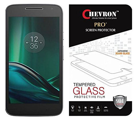 Chevron Tempered Glass Screen Protector for Moto G Play 4th gen (Motorola Moto G4 Play)